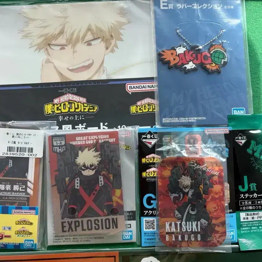 [BUNJANG] My Hero Academia Bakugo Bundle Set / 미개봉 일괄 히로아카 바쿠고 제일복권 굿즈 세트