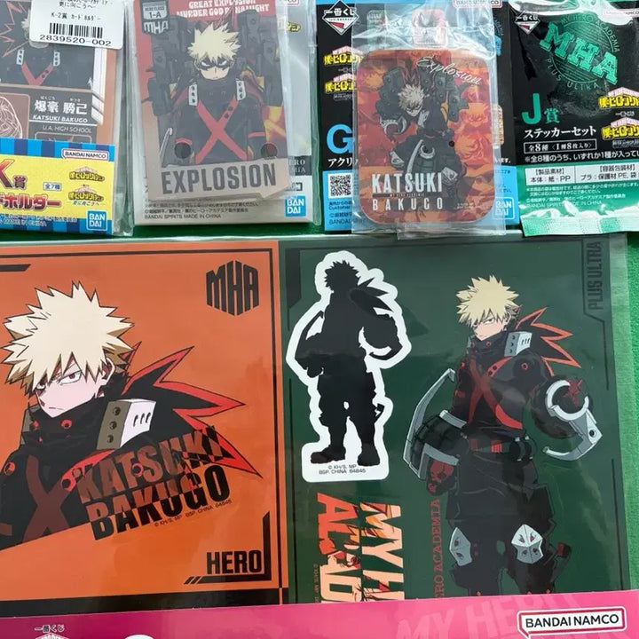 [BUNJANG] My Hero Academia Bakugo Bundle Set / 미개봉 일괄 히로아카 바쿠고 제일복권 굿즈 세트