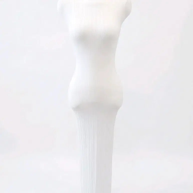 [BUNJANG] 3-Color Pleated Knit Long Dress / [새상품/빠른발송] 3컬러 플리츠 골지 니트 롱 원피스