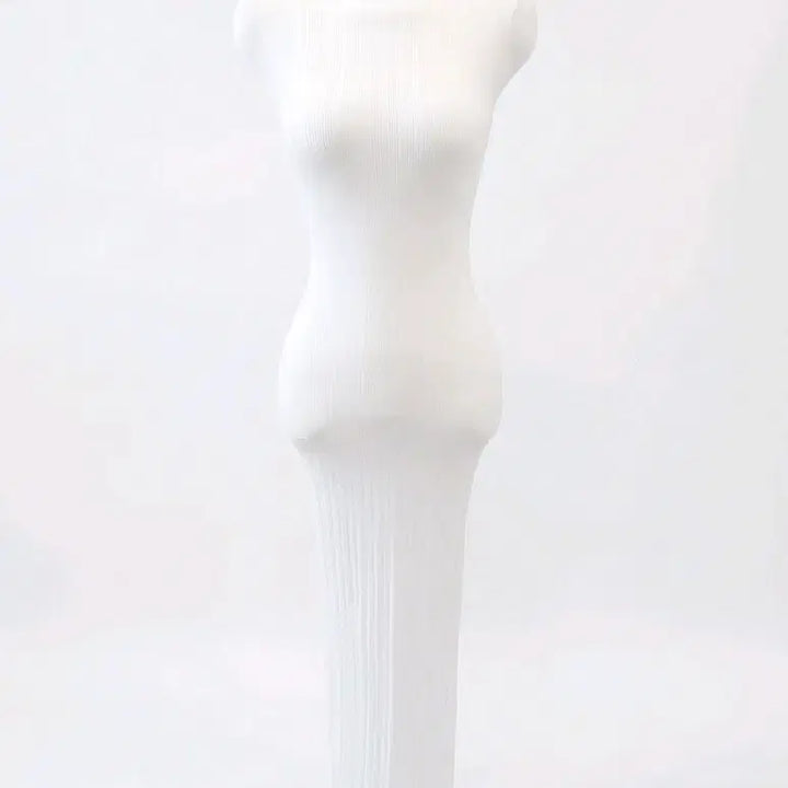 [BUNJANG] 3-Color Pleated Knit Long Dress / [새상품/빠른발송] 3컬러 플리츠 골지 니트 롱 원피스