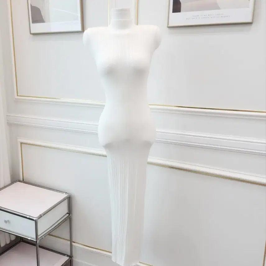 [BUNJANG] 3-Color Pleated Knit Long Dress / [새상품/빠른발송] 3컬러 플리츠 골지 니트 롱 원피스