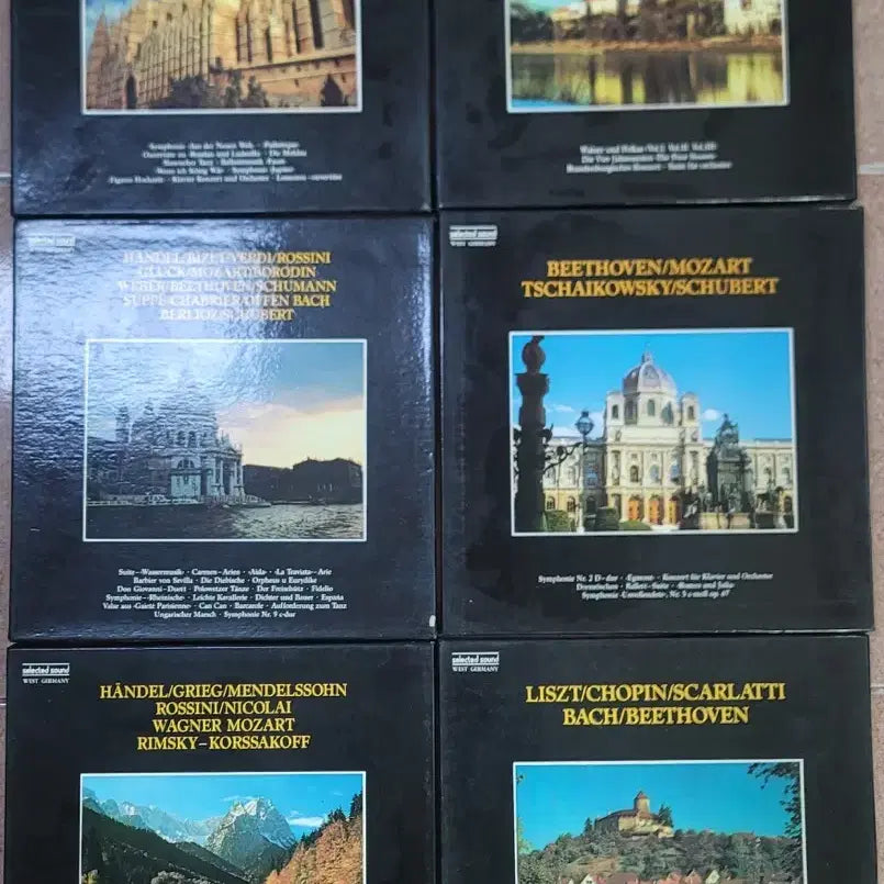 [BUNJANG] Selected Sound Classic LP Set / 독일 Selected Sound 클래식 LP 10장 총2권