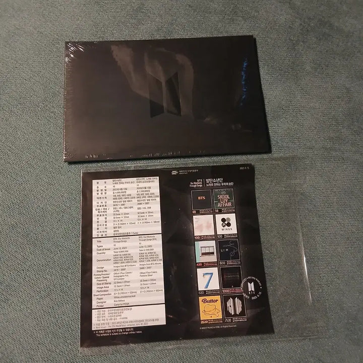 [BUNJANG] BTS 10th Anniversary Stamp Set (Sealed) / BTS 방탄소년단 우표 세트 (미개봉)