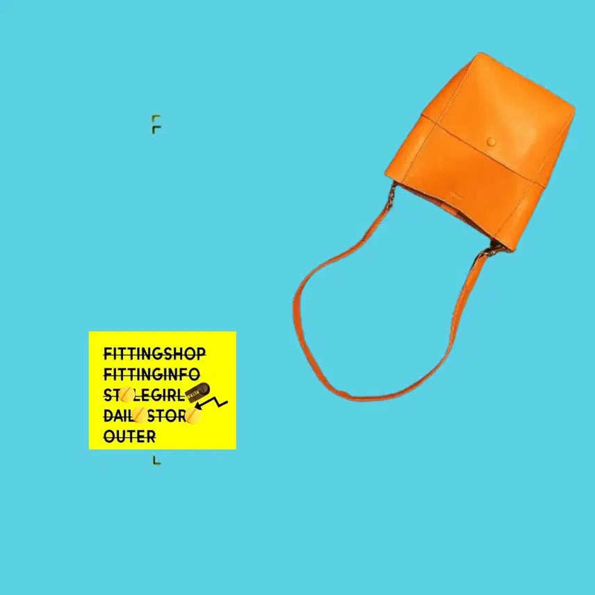 [BUNJANG] Unisex Vintage Faux Leather Bucket Bag / 7058 숄더백 크로스백 가죽백 가죽가방 빈티지가방 여성가방 남자백
