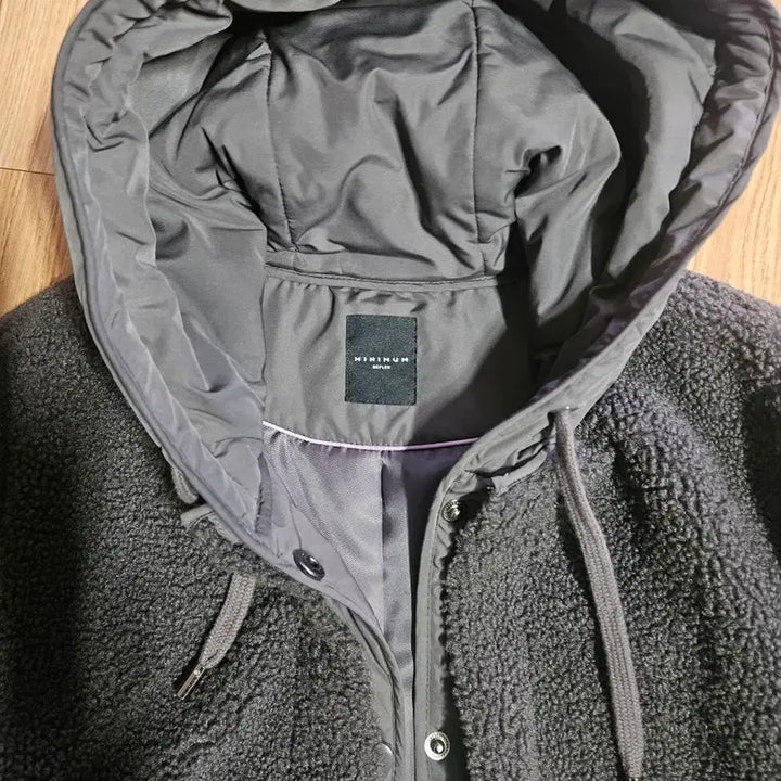 [BUNJANG] MINIMUM OzEON Faux Shearling Hooded Jacket / 미니멈 뽀글이 오즈세컨