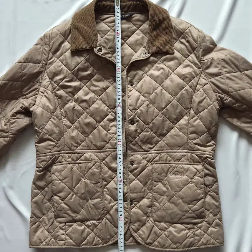 [BUNJANG] Barbour Quilted Jacket Beige (UK14) / 바버 퀼팅 자켓 베이지 UK14