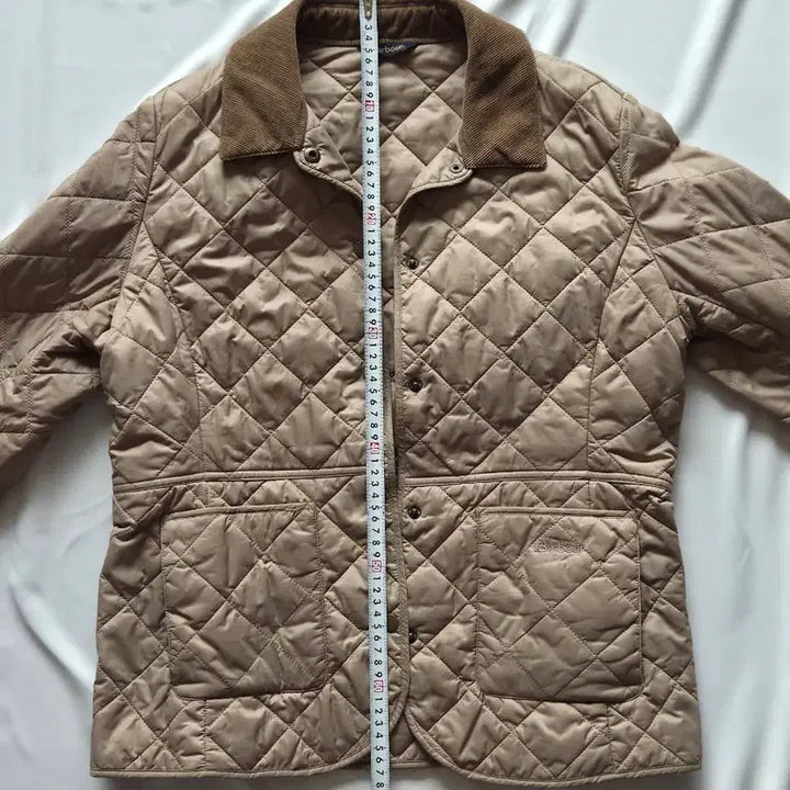 [BUNJANG] Barbour Quilted Jacket Beige (UK14) / 바버 퀼팅 자켓 베이지 UK14