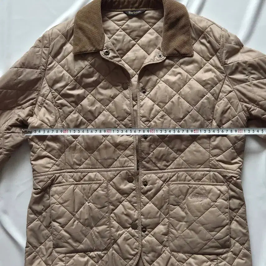 [BUNJANG] Barbour Quilted Jacket Beige (UK14) / 바버 퀼팅 자켓 베이지 UK14