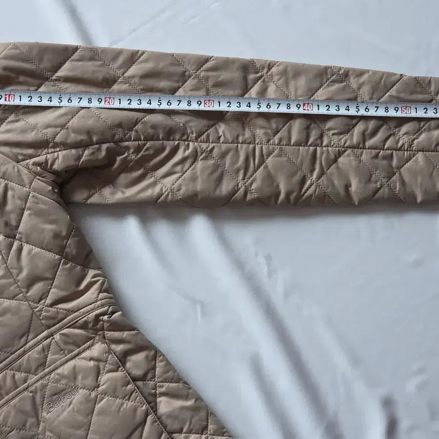 [BUNJANG] Barbour Quilted Jacket Beige (UK14) / 바버 퀼팅 자켓 베이지 UK14