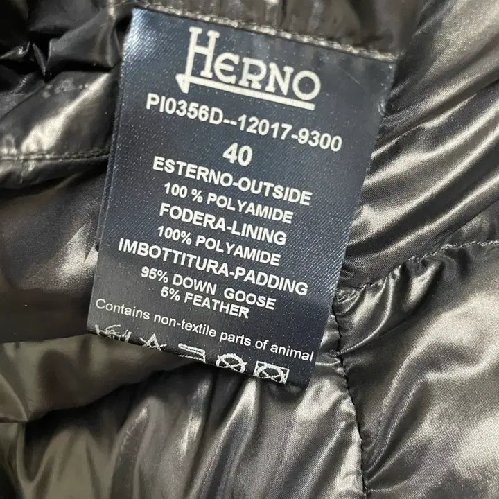 [BUNJANG] Ermanno Women's Lightweight Down Padded Jacket / 에르노 여성 경량 패딩 블랙 40사이즈 정품