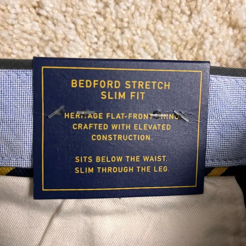 [BUNJANG] Polo Ralph Lauren Bedford Stretch Slim Fit Chino Pants / [미국직배송/새제품] 폴로 랄프로렌 베드포드 스트레치 슬림핏 치노