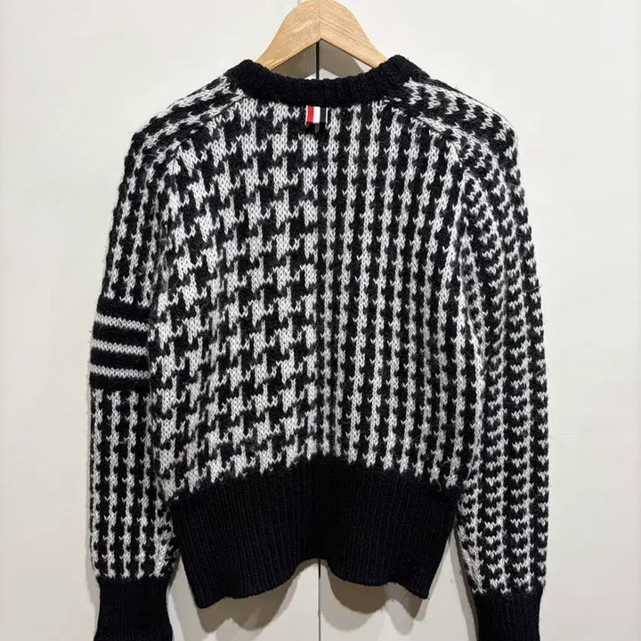 [BUNJANG] Thom Browne Houndstooth Check Knit Sweater / 톰브라운 하운드투스 체크 니트 스웨터