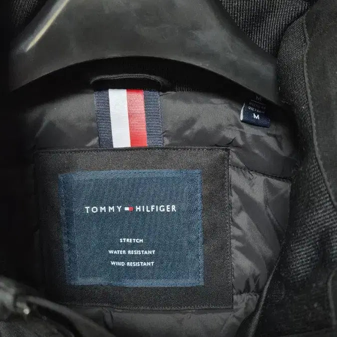 [BUNJANG] Tommy Hilfiger Black Bomber Jacket / m)타미힐피거 블랙 봄버 자켓