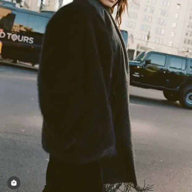 [BUNJANG] OPENESS Faux Fur Half Jacket / 급처 OPENESS 오프니스 Faux Fur 하프 자켓