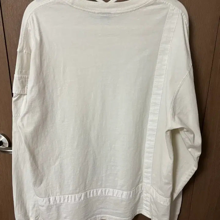 [BUNJANG] AVIREX Ivory Pocket Long Sleeve T-Shirt M / AVIREX 아비렉스 아이보리 포켓 긴팔 티셔츠 M