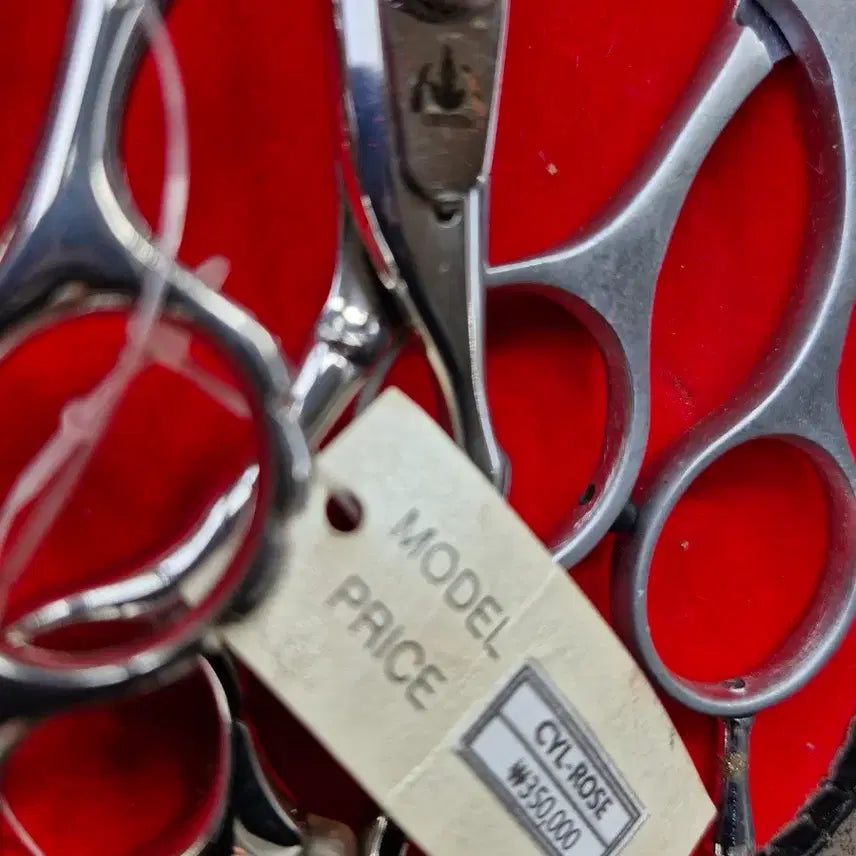 [BUNJANG] Hairdressing Scissors and Comb Set / 일산 미용가위 3점 기타 1점 빗 셋트 일괄 입니다