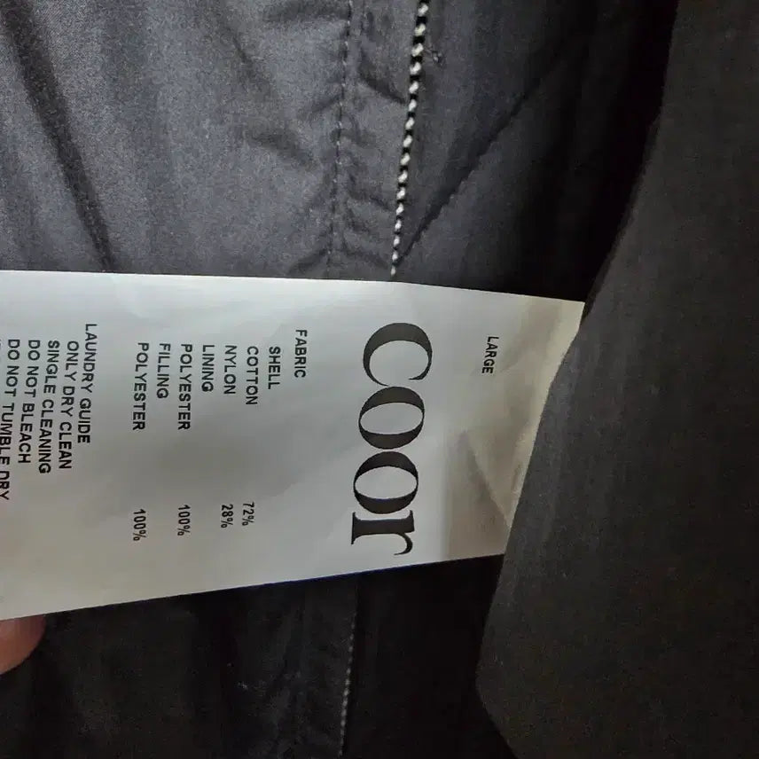 [BUNJANG] Cour Puff Flight MA-1 Jacket / [L] 쿠어 퍼프 플라이트 MA-1 블랙