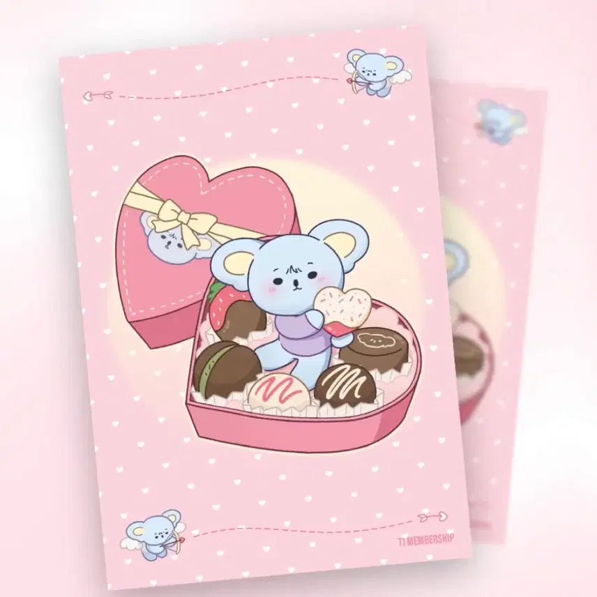 [BUNJANG] T1 February On Set Limited Edition Postcard / T1 티원 온세티 2월 멤버십 페이즈 엽서