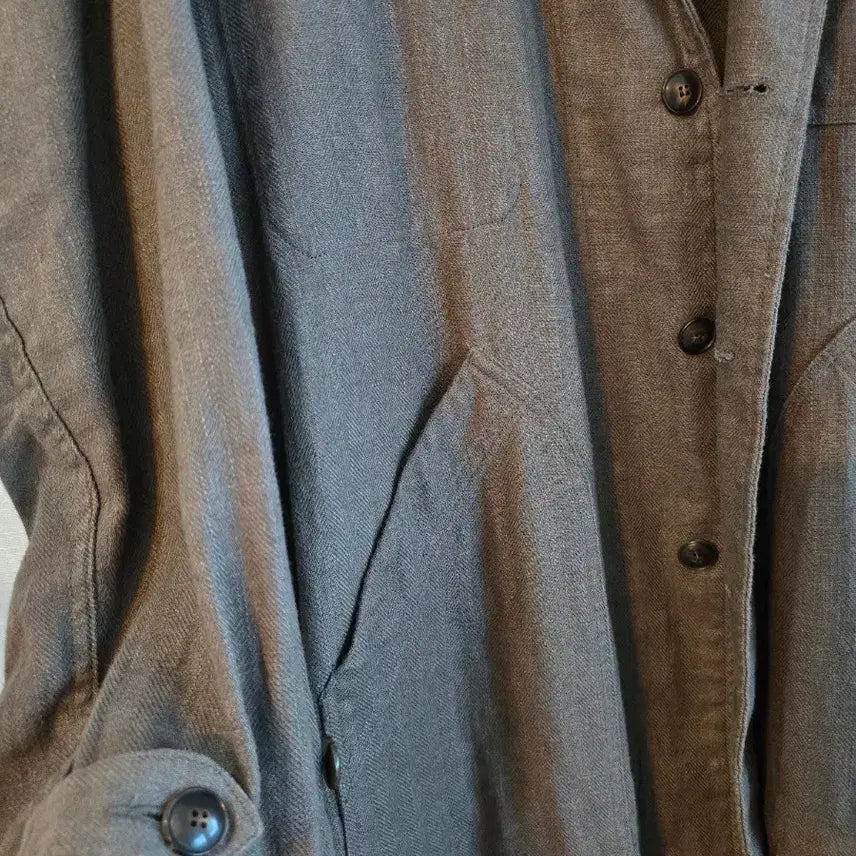 [BUNJANG] Wardrobe 41 Linen Long Coat - L Size / 워드로브41 린렌 롱코트 L사이즈 입니다
