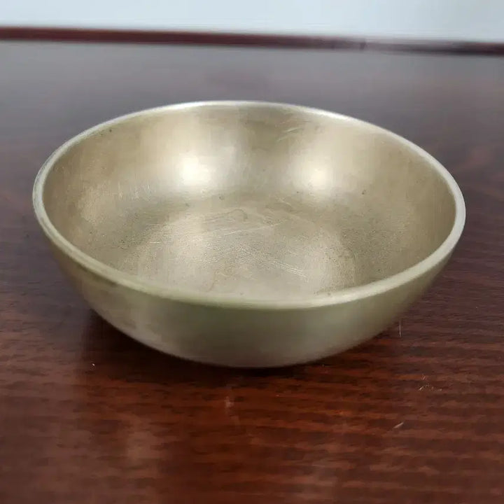 [BUNJANG] Chinese Antique Bronze Wine Cup Set / 황동 방자유기        방자 유기 잔잔대