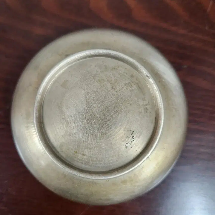 [BUNJANG] Chinese Antique Bronze Wine Cup Set / 황동 방자유기        방자 유기 잔잔대