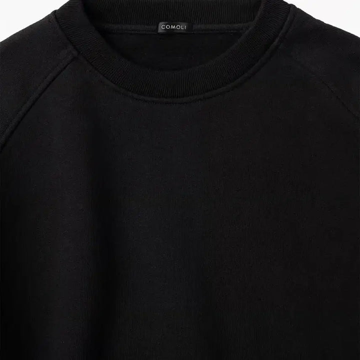 [BUNJANG] COMOORY Cotton Sweat Crewneck Black / 코모리 코튼 스웻 크루넥 블랙 3