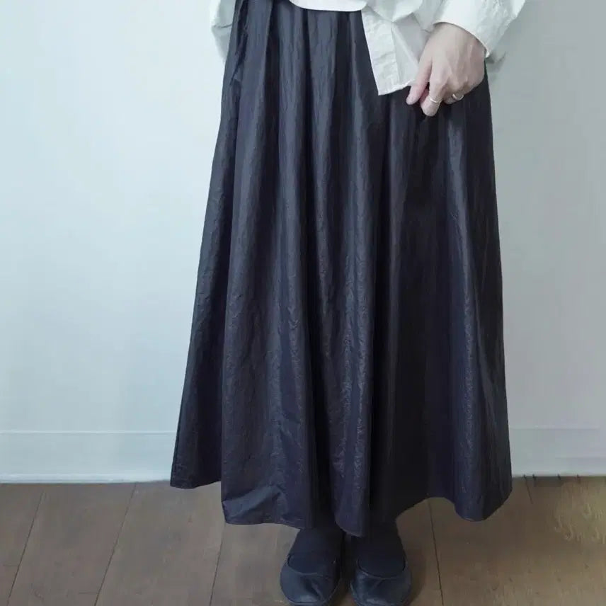[BUNJANG] Fiebre Sheer Pleats Skirt / 피에브레 플리츠 스커트