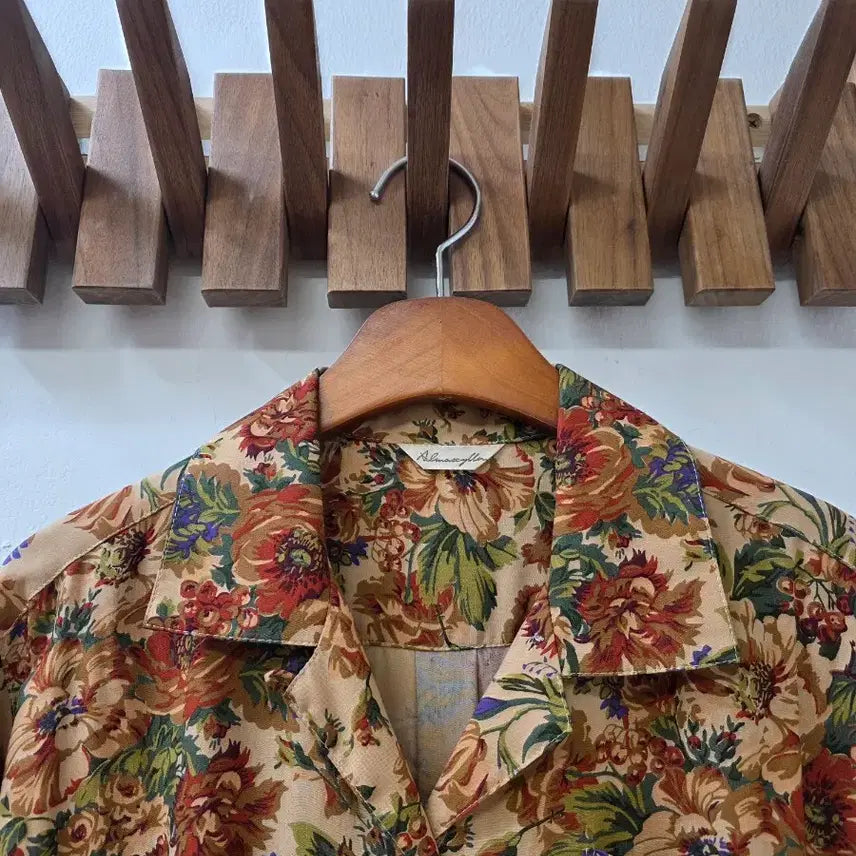 [BUNJANG] Vintage Japanese Floral Long Dress / 일본빈티지 플라워 롱 원피스