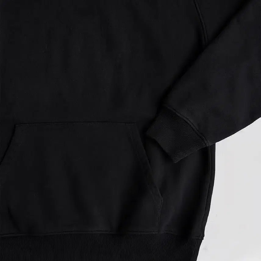 [BUNJANG] Comoli Cotton Sweat Parka Black 3 / 코모리 코튼 스웻 파카 블랙 3