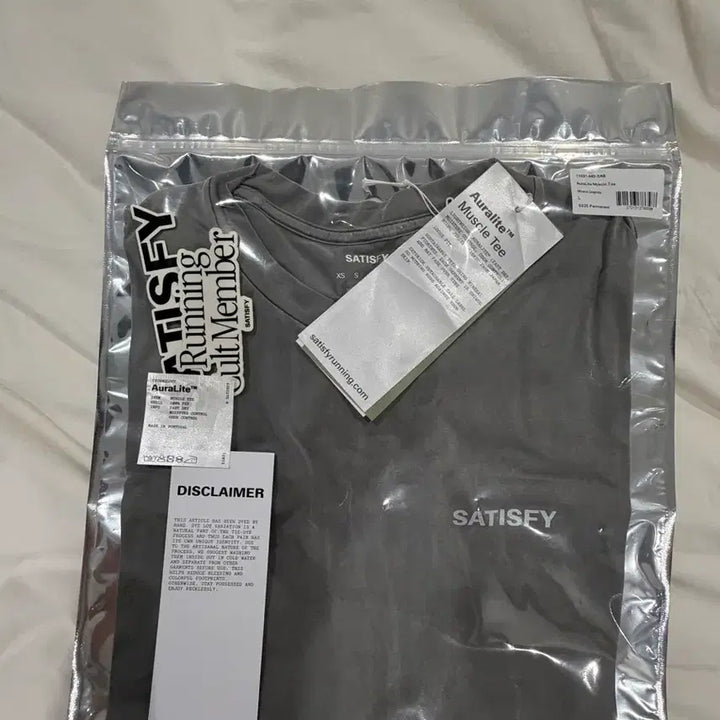 [BUNJANG] Satisfy Auralite Muscle Tee / satisfy 세티스파이 auralite 오라라이트 머슬티 나시 L
