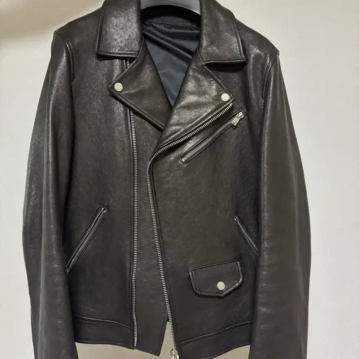 [BUNJANG] Noir Larmes Double Rider Leather Jacket / 느와르 라르메스 더블 라이더 레더자켓