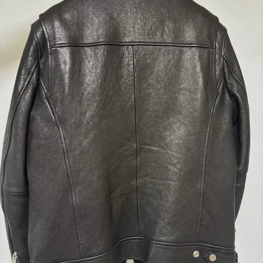 [BUNJANG] Noir Larmes Double Rider Leather Jacket / 느와르 라르메스 더블 라이더 레더자켓