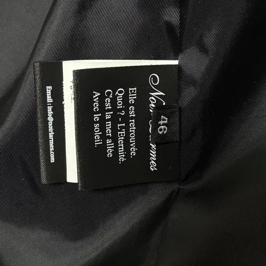 [BUNJANG] Noir Larmes Double Rider Leather Jacket / 느와르 라르메스 더블 라이더 레더자켓