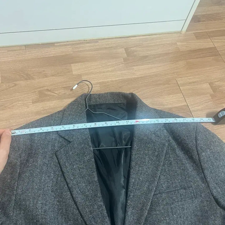 [BUNJANG] Gray Herringbone Pattern Jacket / 남자 그레이색 자켓