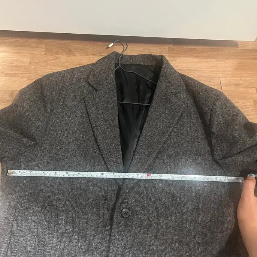 [BUNJANG] Gray Herringbone Pattern Jacket / 남자 그레이색 자켓