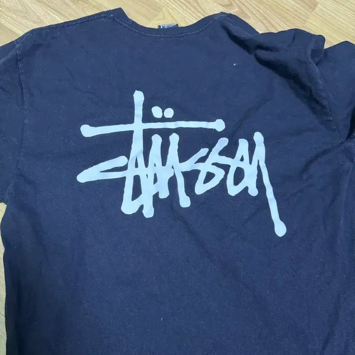 [BUNJANG] Stussy Basic Black Short Sleeve T-shirt / 스투시 베이직 반팔 블랙