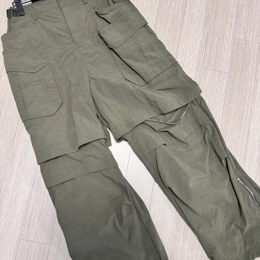 [BUNJANG] Juun.J Detachable Cargo Pants Khaki 44 / 준지 디테처블 카고 팬츠 카키 44