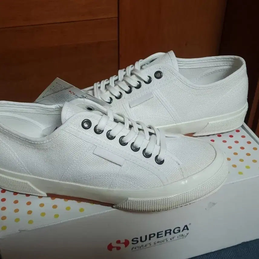 [BUNJANG] Superga Canvas Sneakers / 슈페르가 새상품 컨버스 운동화 260 스니커즈