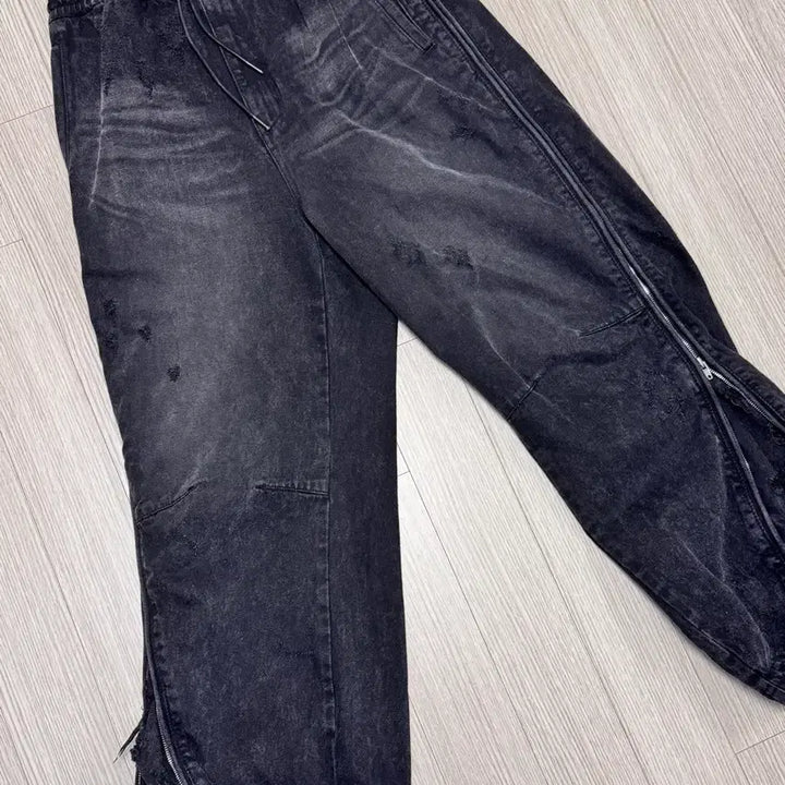 [BUNJANG] Juun.J Denim Fullside Zip-up Pants / 준지 데님 풀사이드 집업 팬츠 44