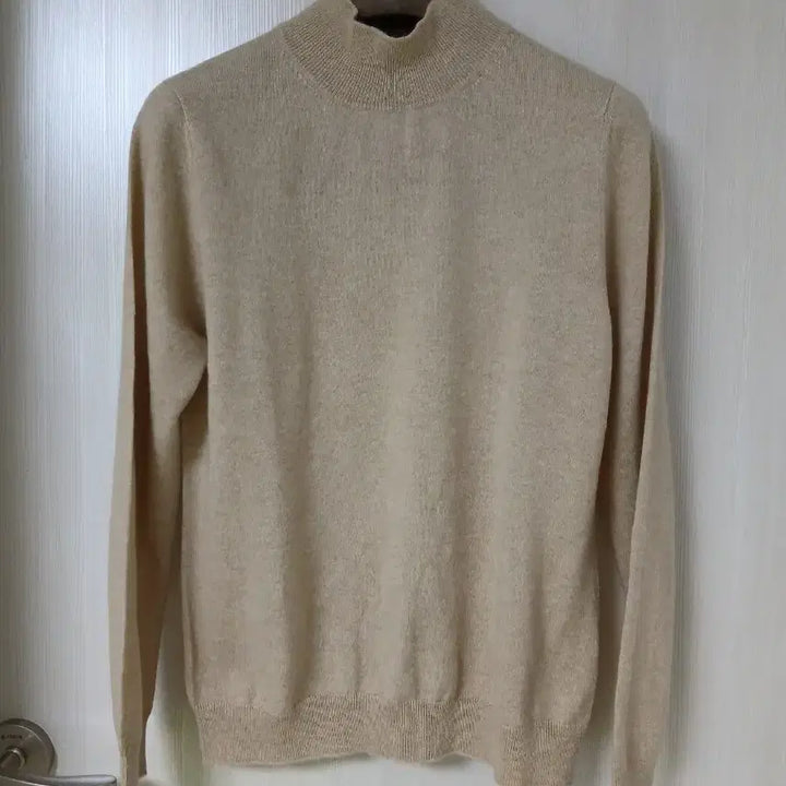[BUNJANG] GOBI Cashmere Turtleneck Beige Knit / 고비 캐시미어 목폴라 니트 베이지