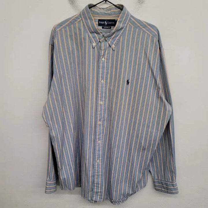 [BUNJANG] Polo Ralph Lauren Striped Shirt / [110/XXL] Polo 폴로 랄프로렌 스트라이프 셔츠