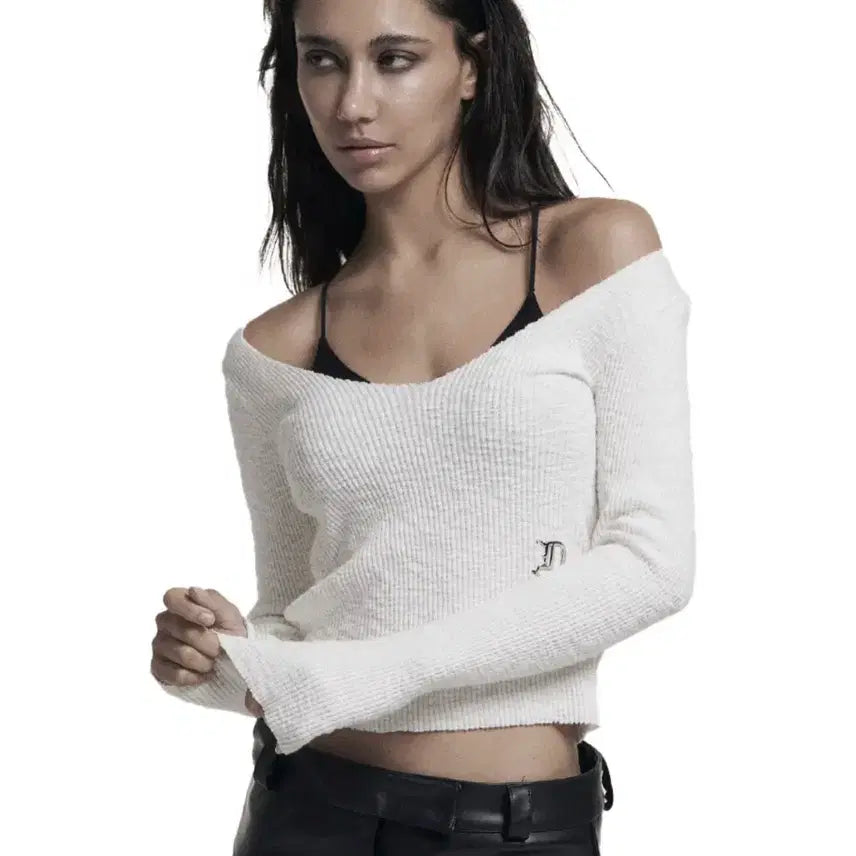 [BUNJANG] Odor Knit Top / 오도어 니트 블랙