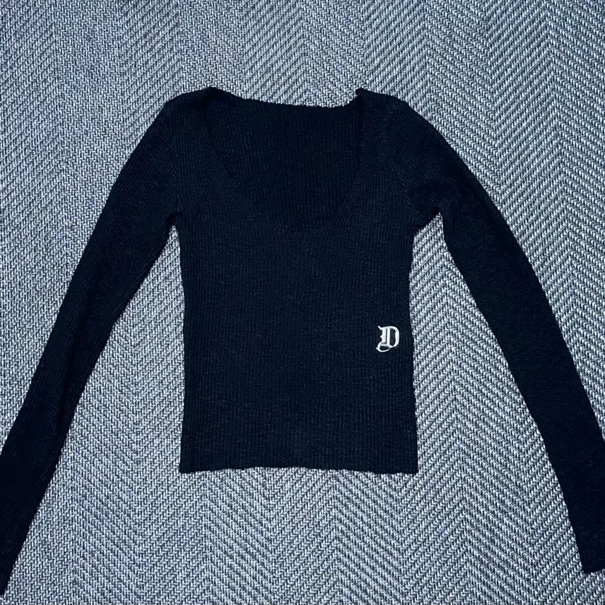 [BUNJANG] Odor Knit Top / 오도어 니트 블랙