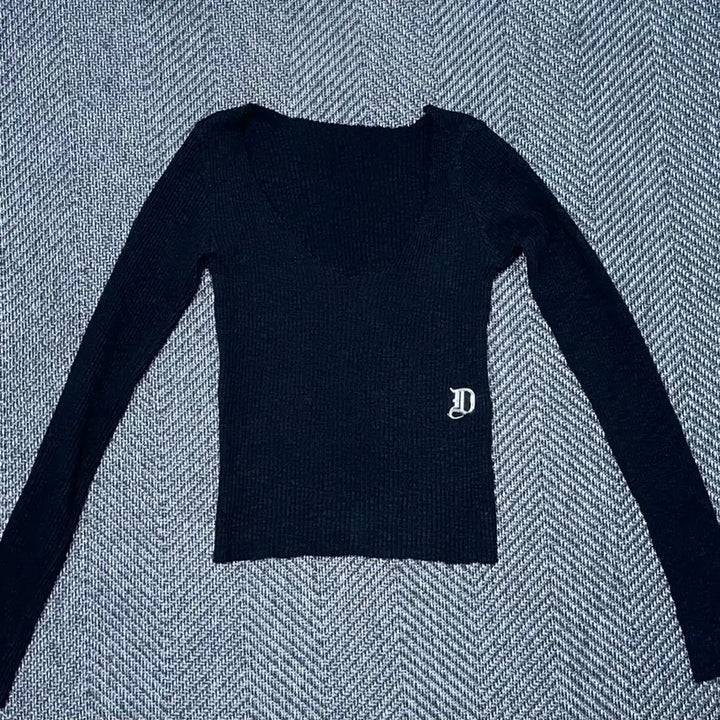 [BUNJANG] Odor Knit Top / 오도어 니트 블랙