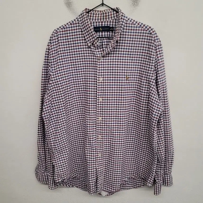 [BUNJANG] Polo Ralph Lauren Checkered Shirt / [115/3XL] Polo 폴로 랄프로렌 체크 셔츠