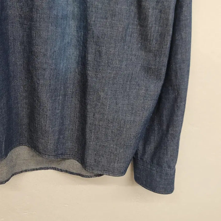 [BUNJANG] Unbranded Denim Shirt / [115/3XL] 차이나카라 데님 셔츠 청남방