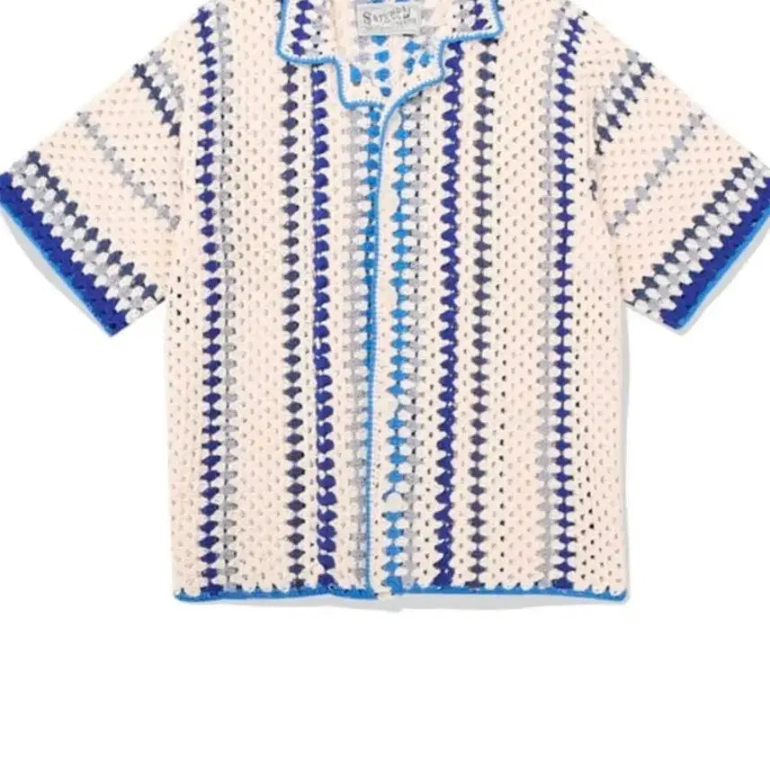 [SOLD OUT] Stu /핸드메이드 크로쉐  가디건 셔츠