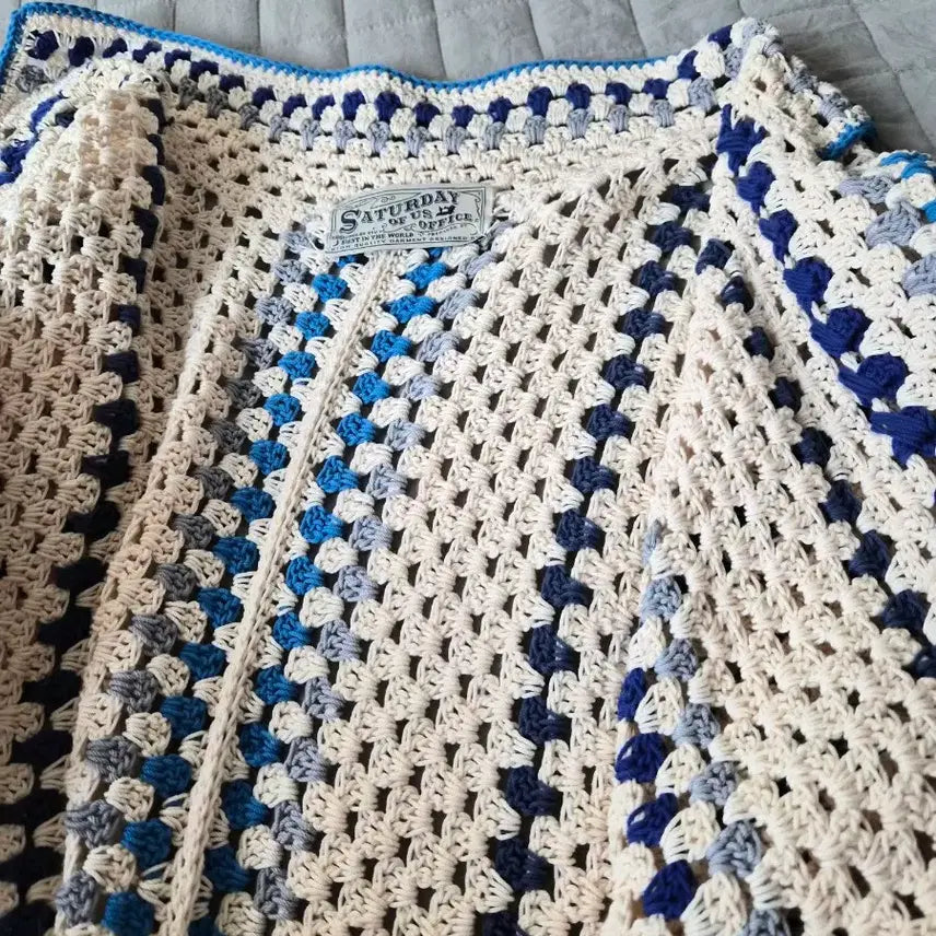 [SOLD OUT] Stu /핸드메이드 크로쉐  가디건 셔츠