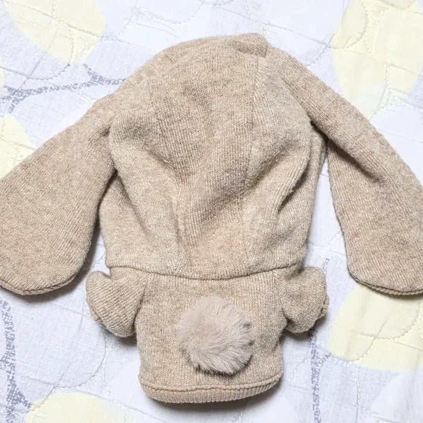 [BUNJANG] 20cm Beige Rabbit Hooded Outfit / 20cm 베이지 레빗(후드,외투) 솜인형 옷