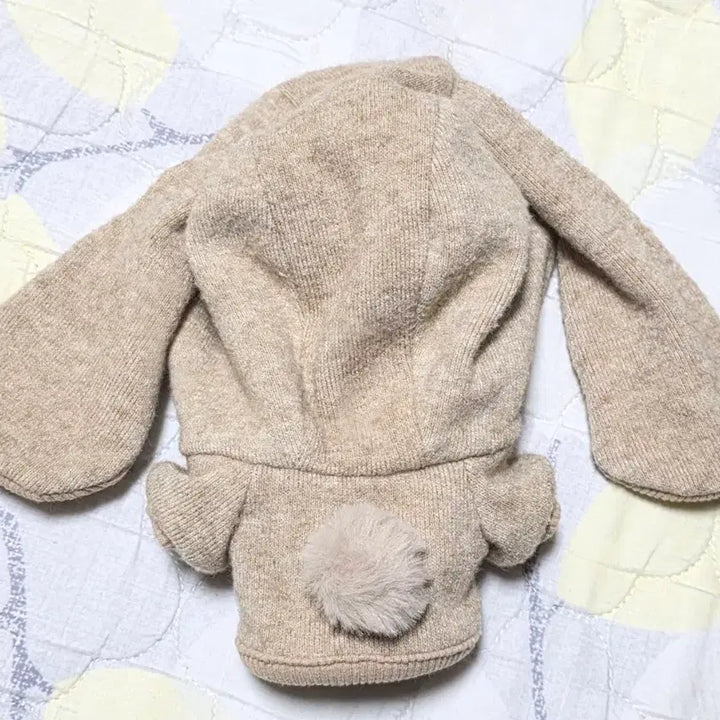 [BUNJANG] 20cm Beige Rabbit Hooded Outfit / 20cm 베이지 레빗(후드,외투) 솜인형 옷